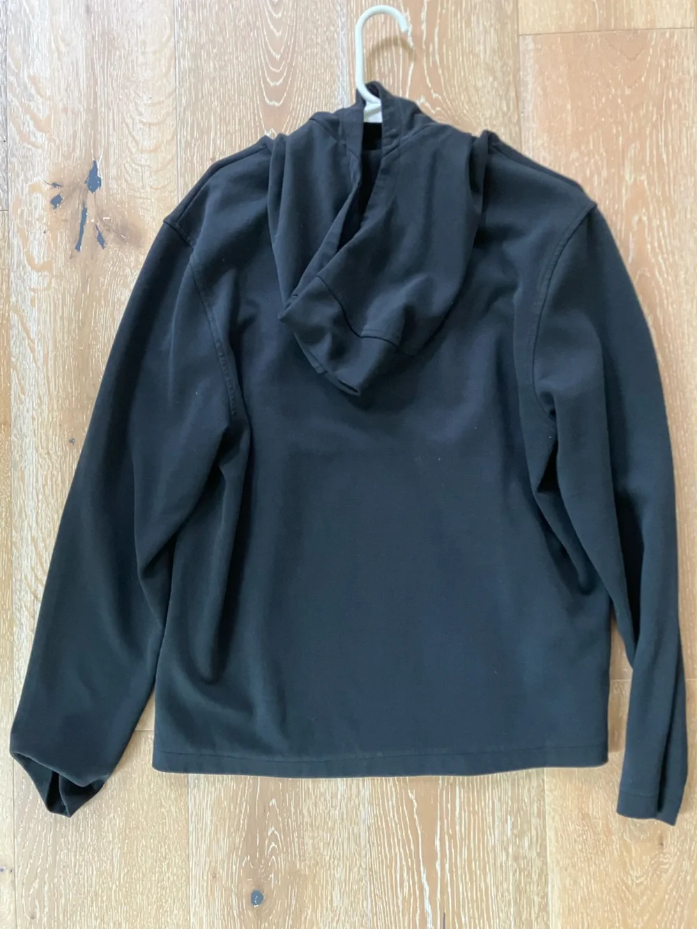 J. Crew Black Fleece Pullover Hoodie